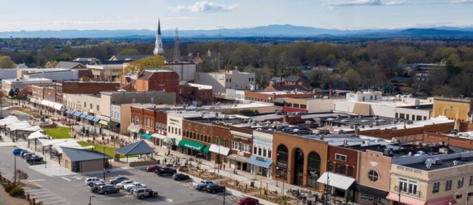 Hickory, NC aerial photo