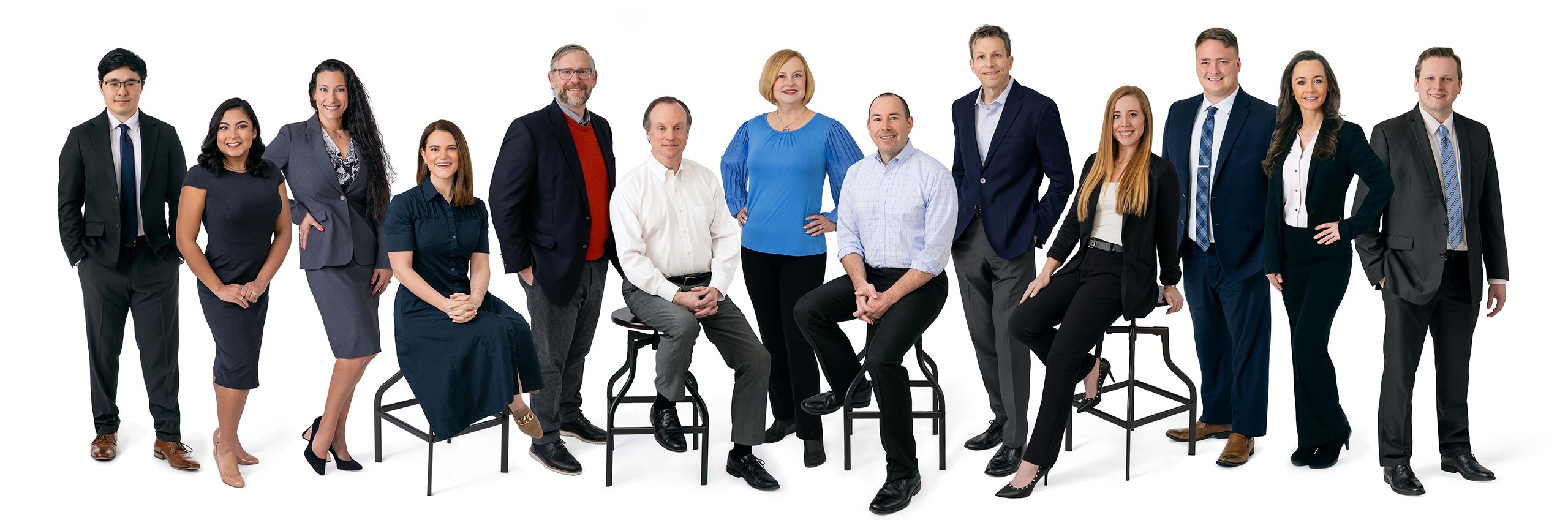 A group shot of our team