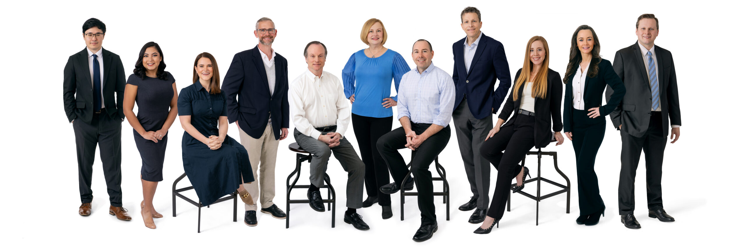 A group shot of our team