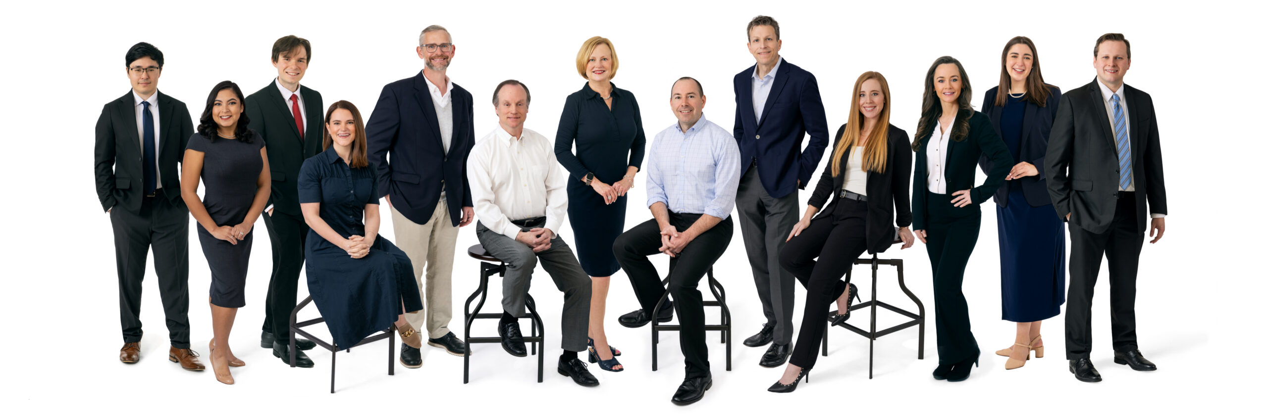 A group shot of our team